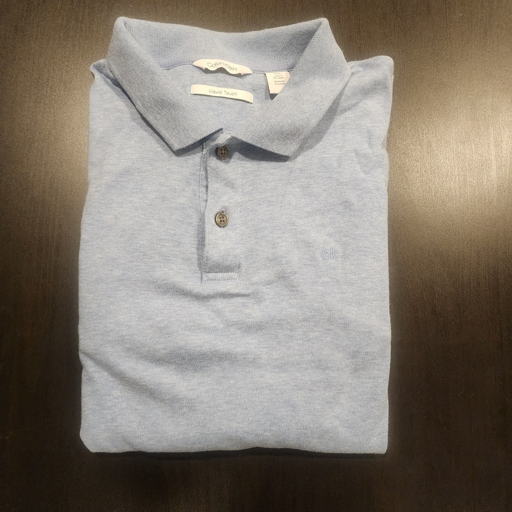 Calvin Klein Sky Blue Polo Shirt